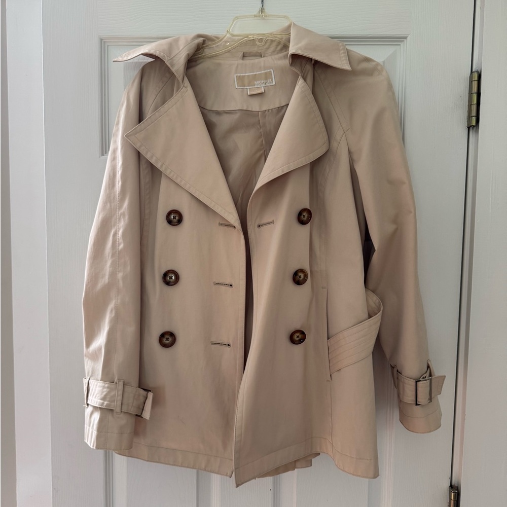MICHAEL Michael Kors Double-Breasted Trench Coat
